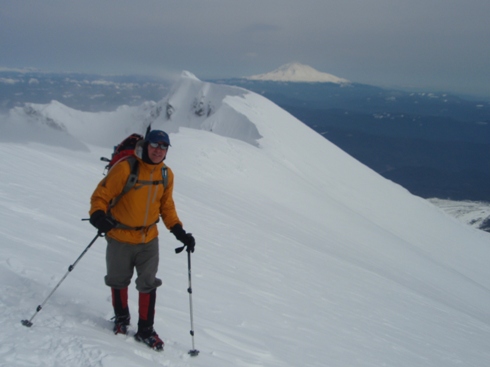 Cold and Windy on Mt St Helens